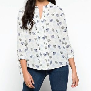 Melisa Tie Sleeve Detail Blouse by 41 Hawthorn xl